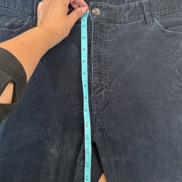 Orvis Corduroy Pants Mens 42Wx30L Navy 5 Pocket Classic Straight Leg Trousers - Picture 11 of 12